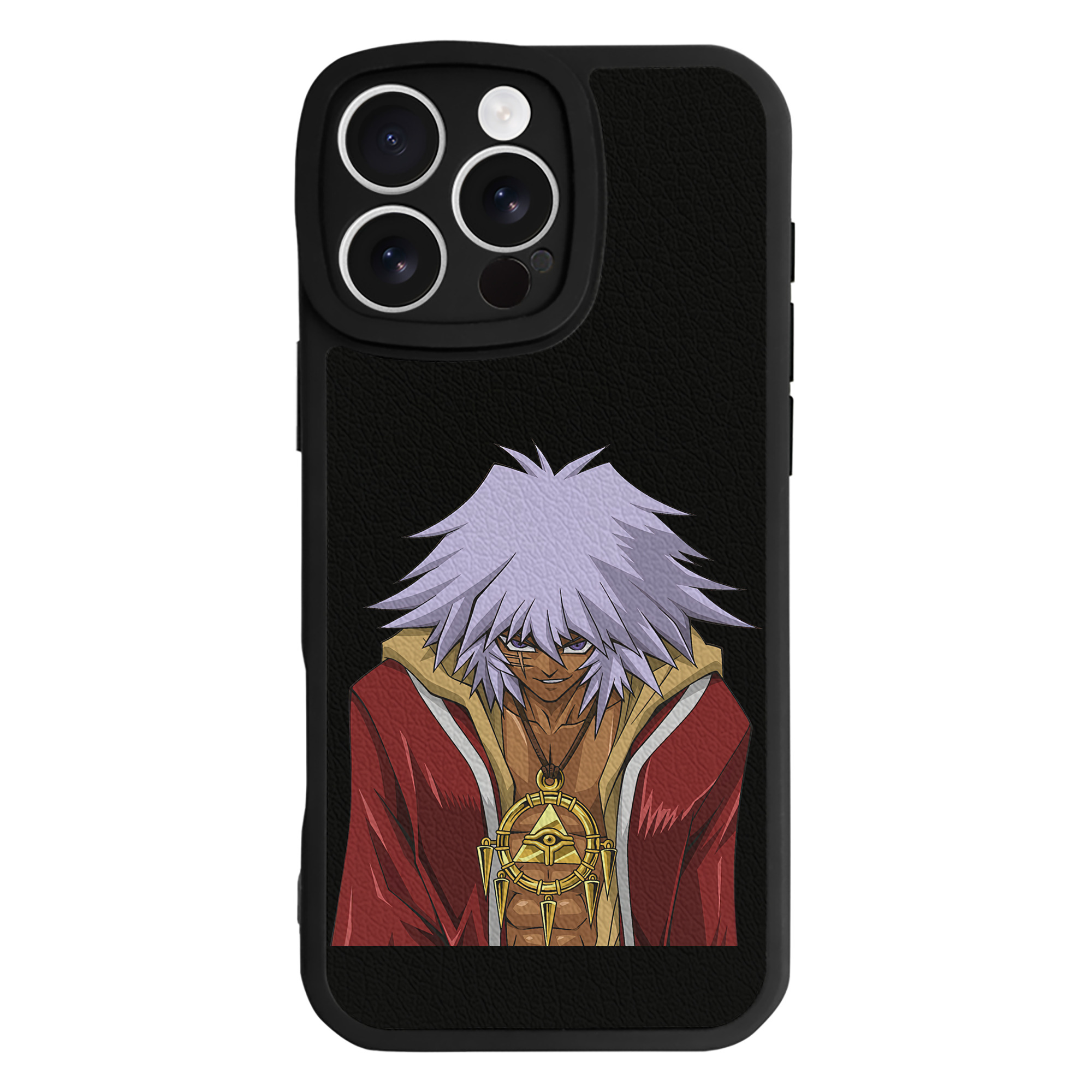 遊☆戯☆王 Yu-Gi-Oh! 【iPhone 16シリーズ対応】シリコンスマホケース（レザー調） 材質：シリコン